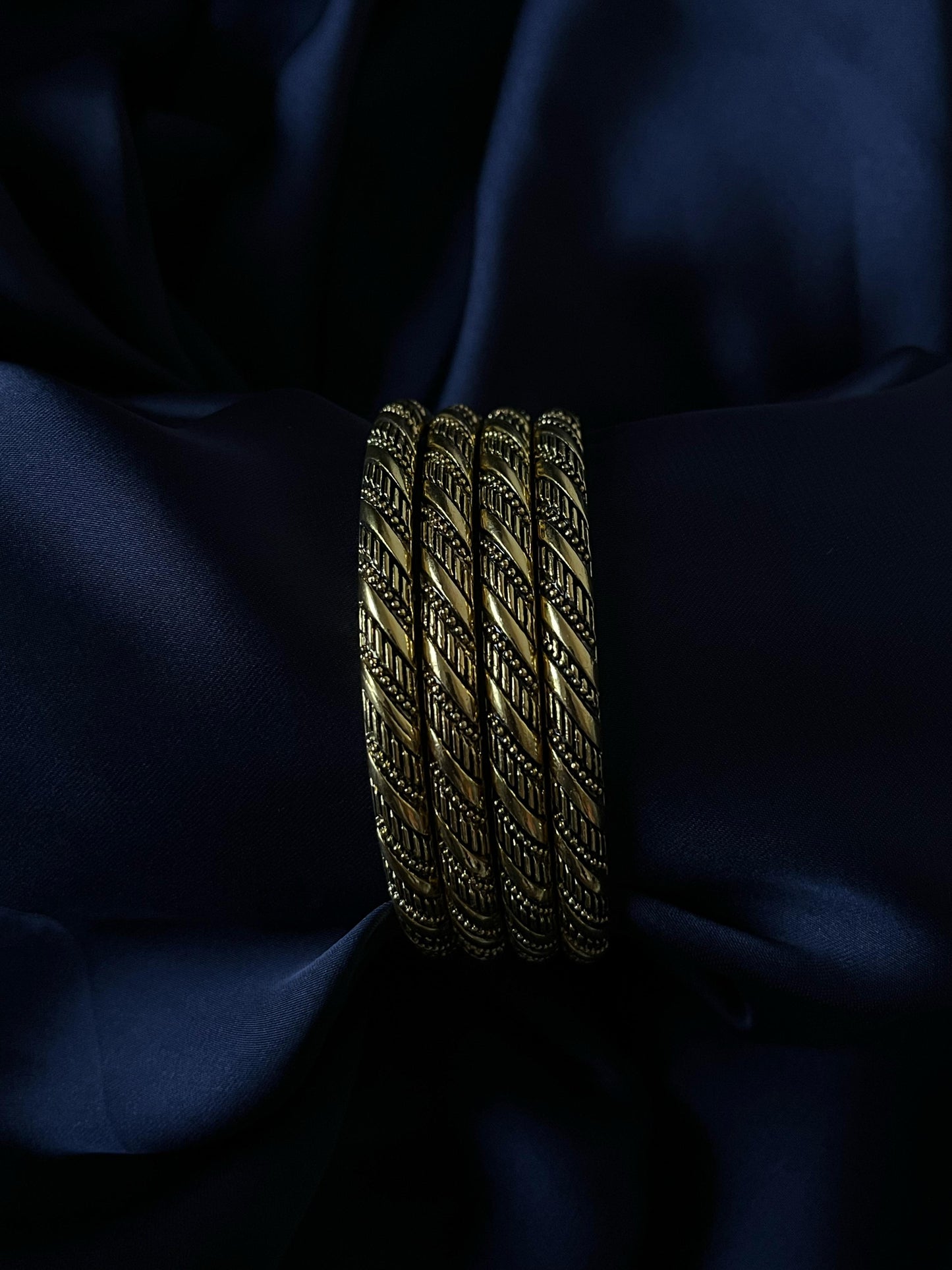 Golden Bridal Lining Bangles