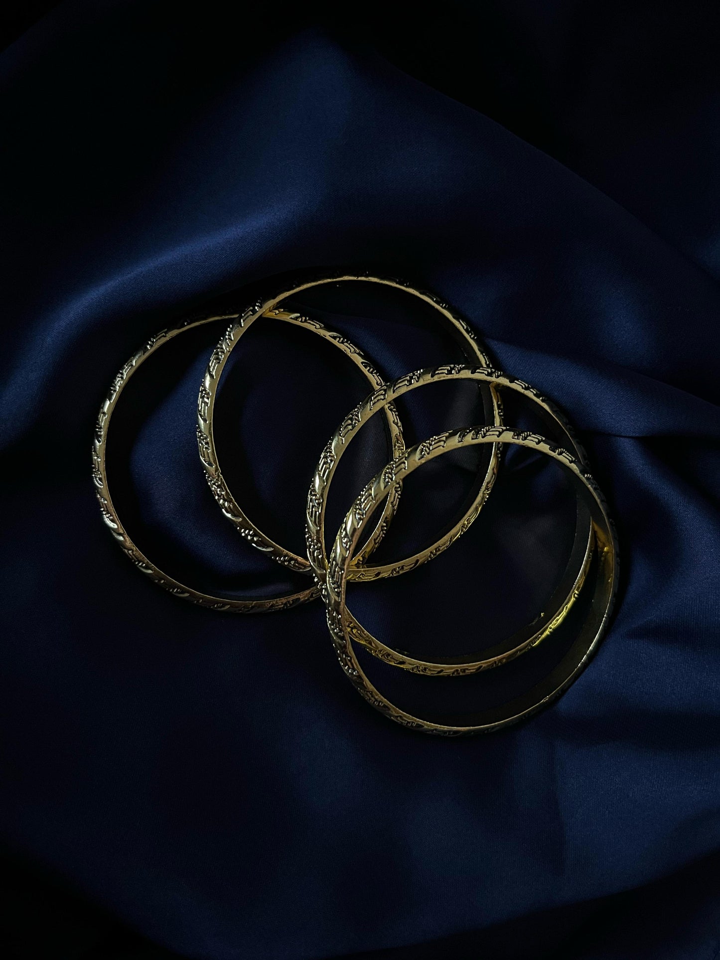 Golden Bridal Lining Bangles