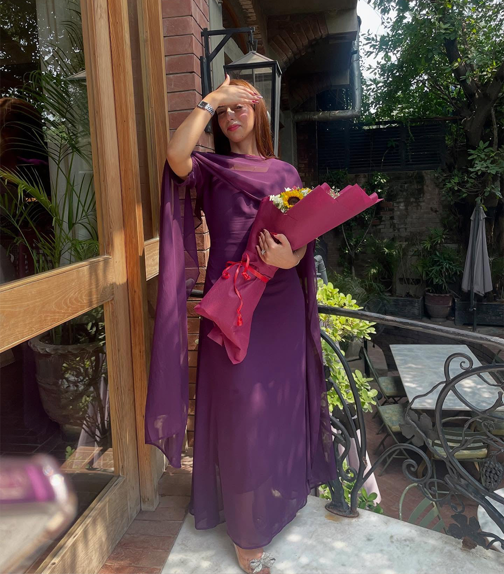 Royal Breeze Chiffon Gown