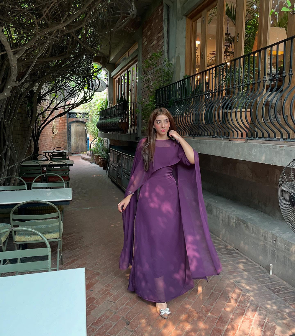 Royal Breeze Chiffon Gown