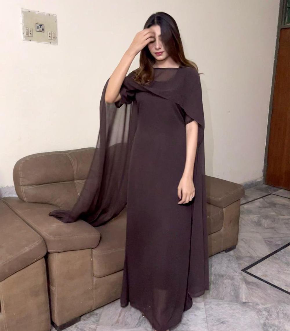 Royal Breeze Chiffon Gown