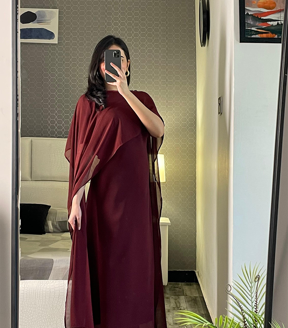 Royal Breeze Chiffon Gown