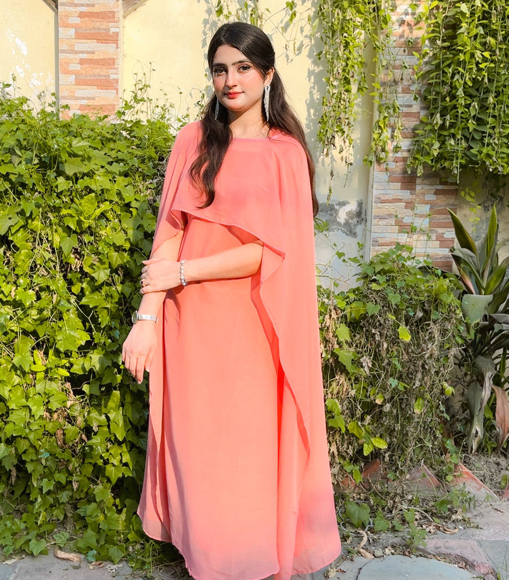 Royal Breeze Chiffon Gown