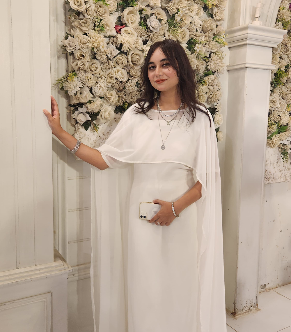 Royal Breeze Chiffon Gown