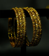 Golden Bridal Bangles – Set of 6