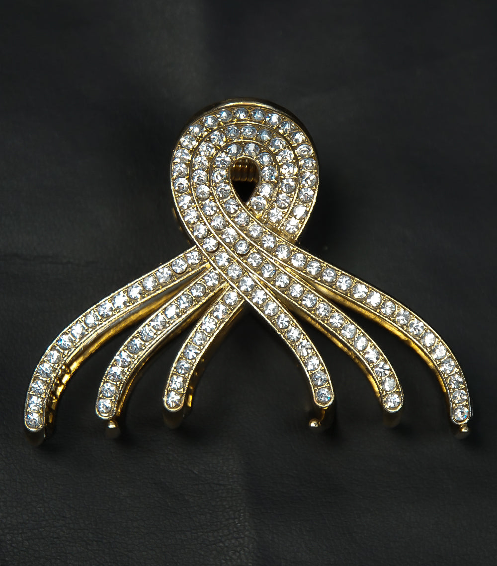 Golden Catcher with Silver Stones