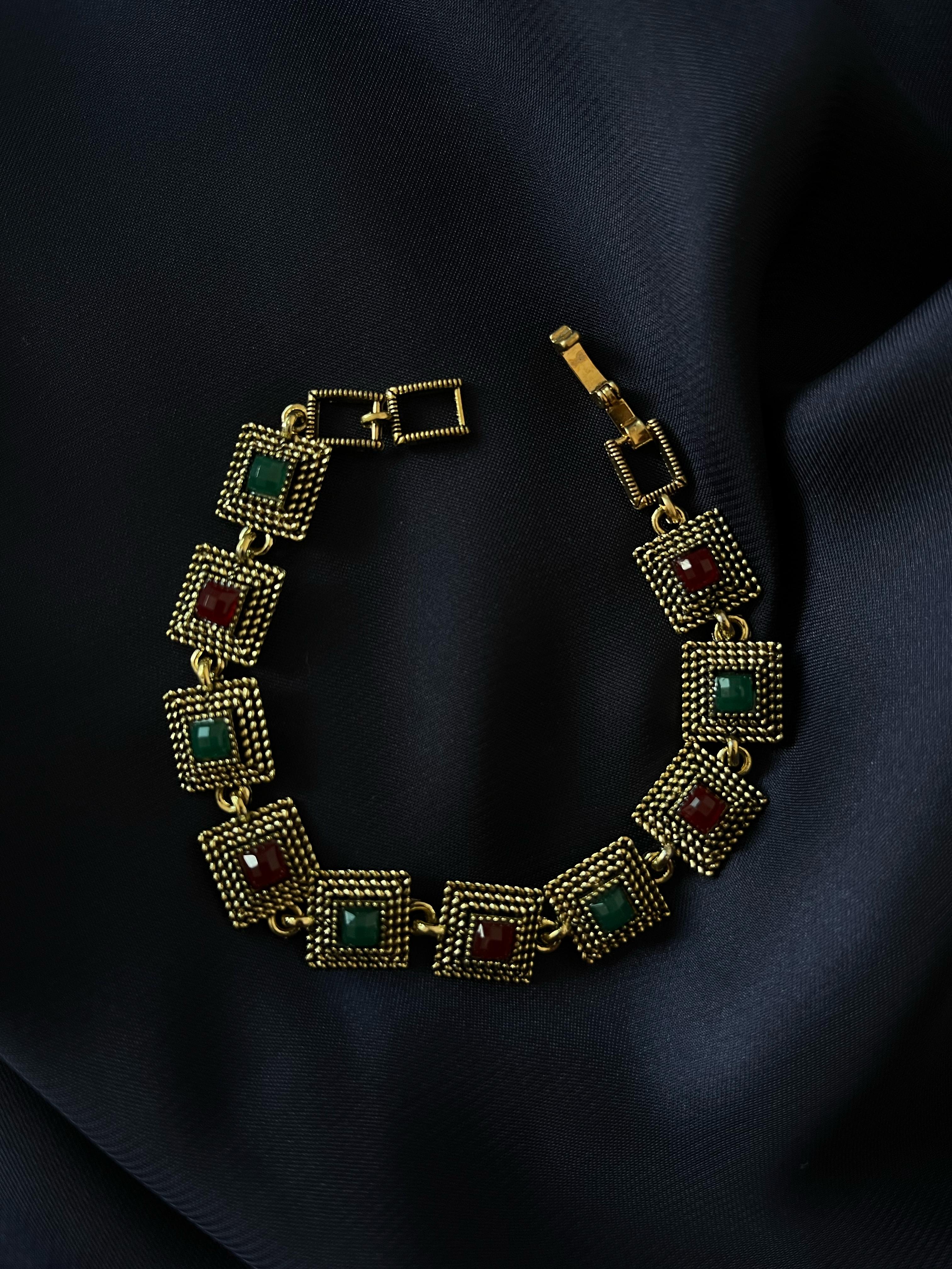 Traditional Colourful Stone Bracelet