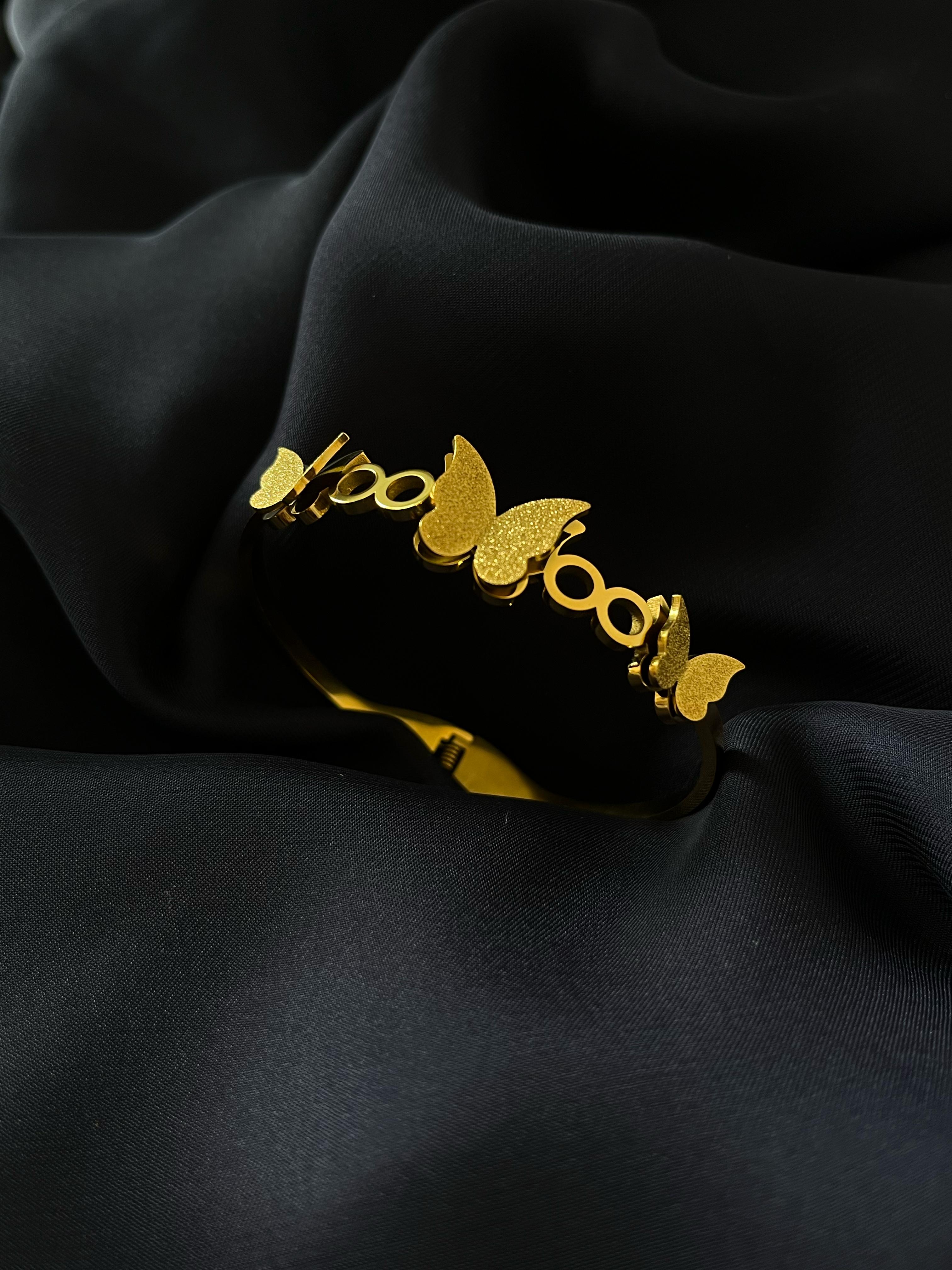 China Gold Butterfly Bracelet