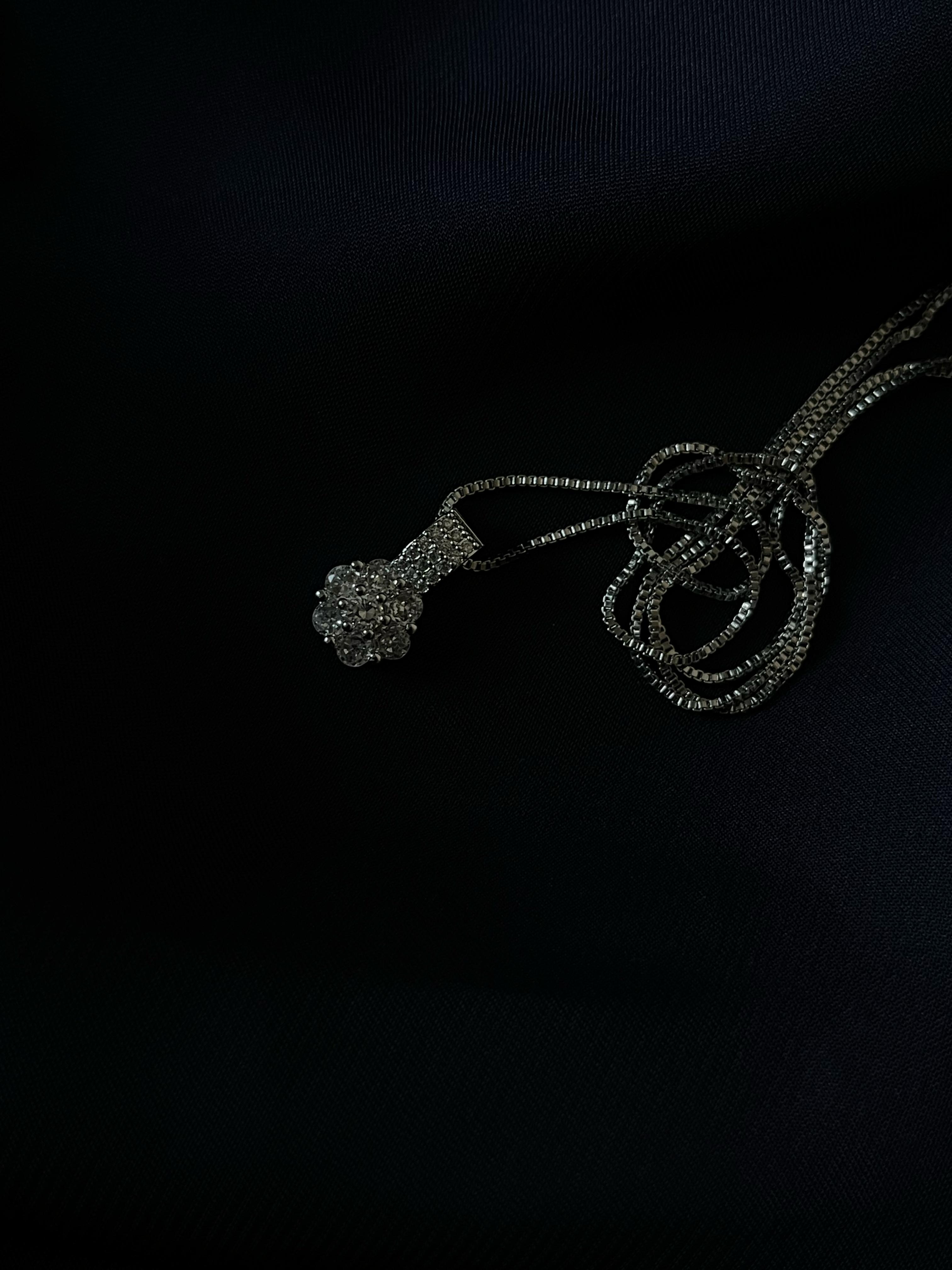 Silver Stone Jewellery Set