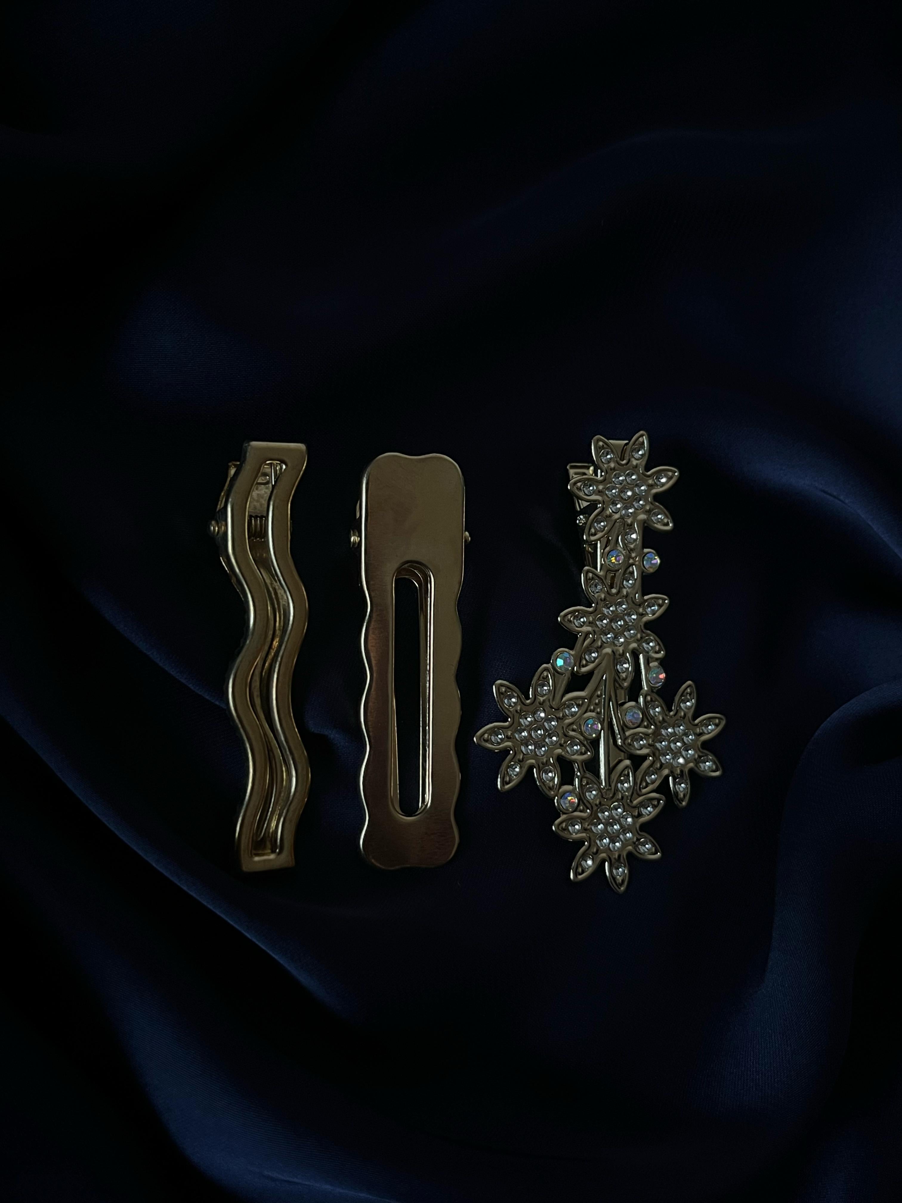 Golden Butterfly Hair Pins