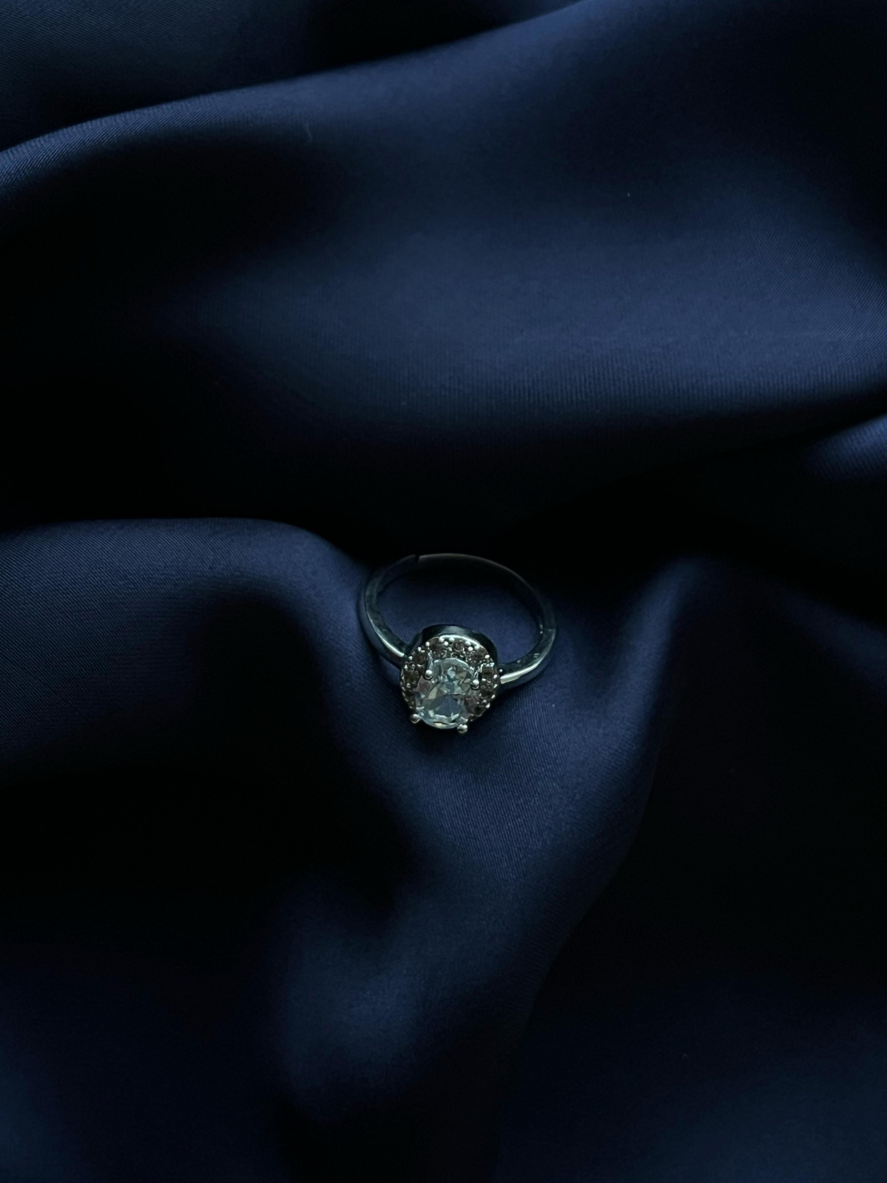 Silver Bracelet with Ring Attachment