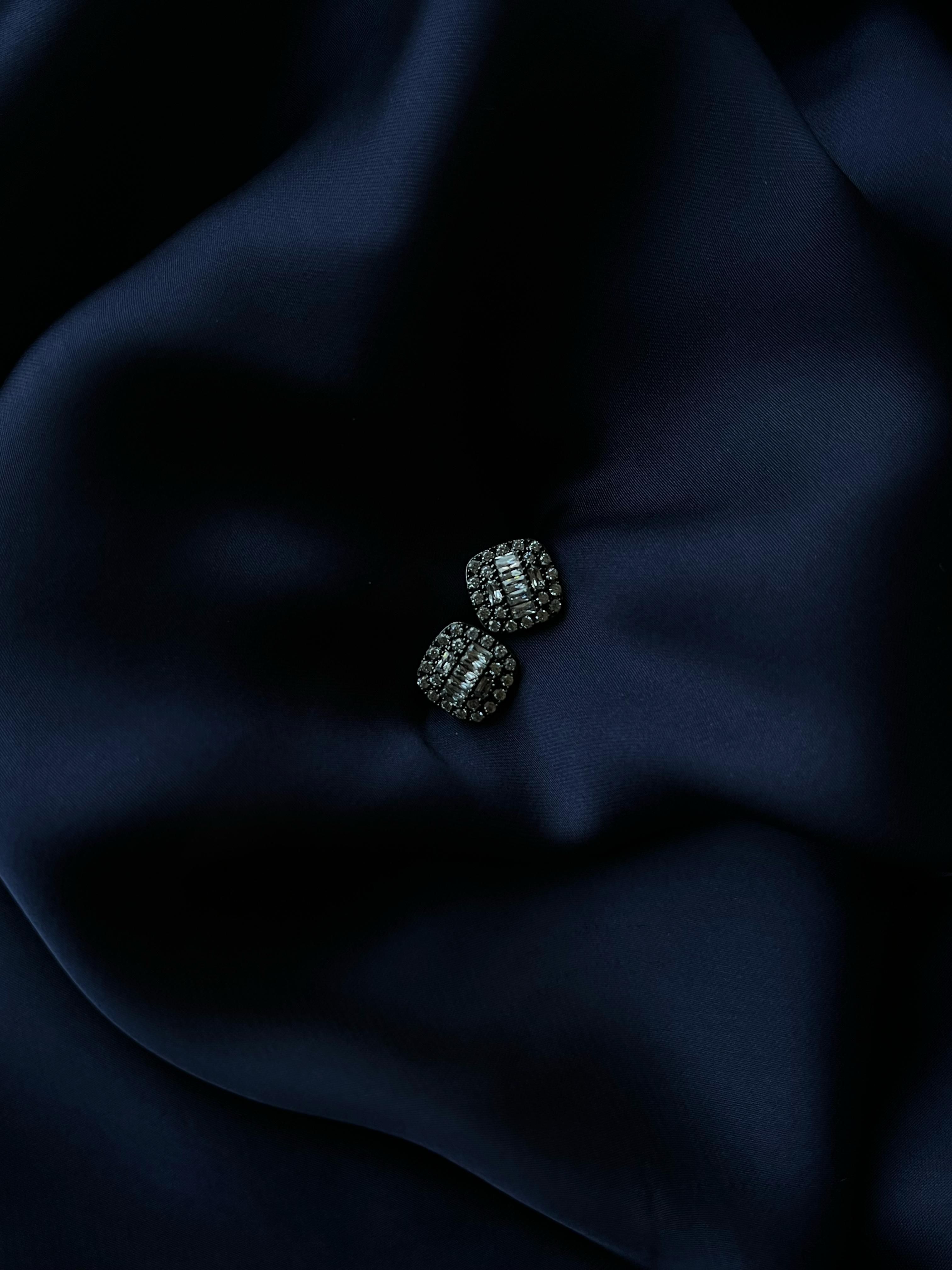 Square Shape Ear Studs