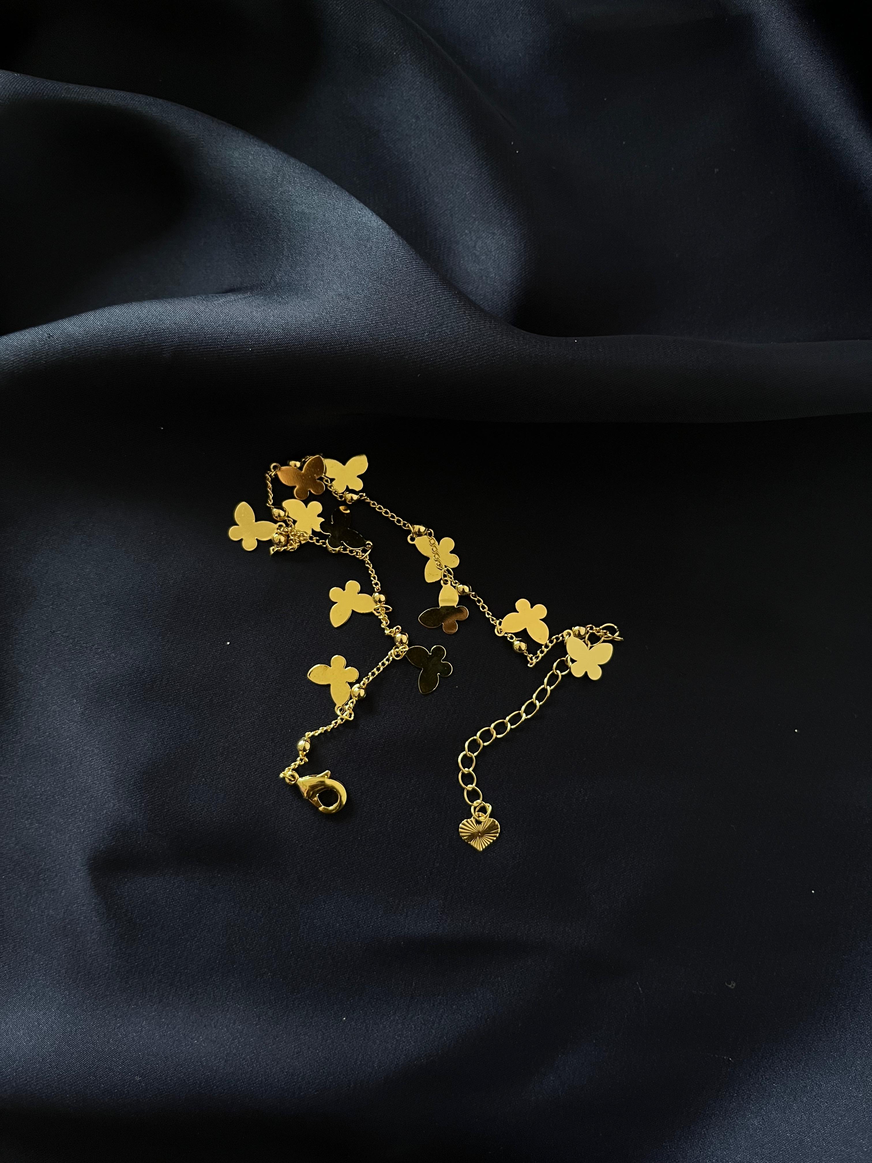 Golden Star Trendy Anklets