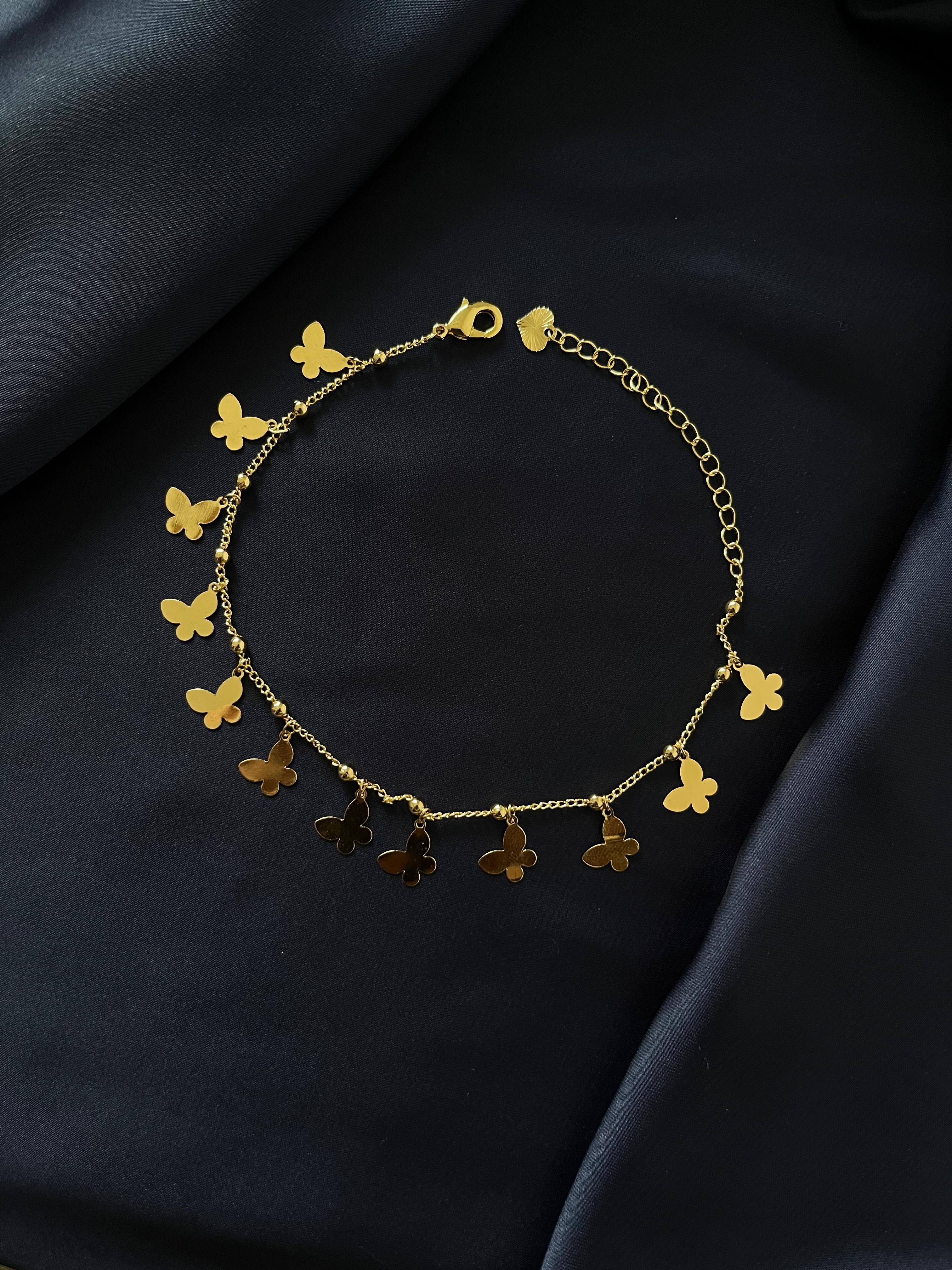 Golden Star Trendy Anklets