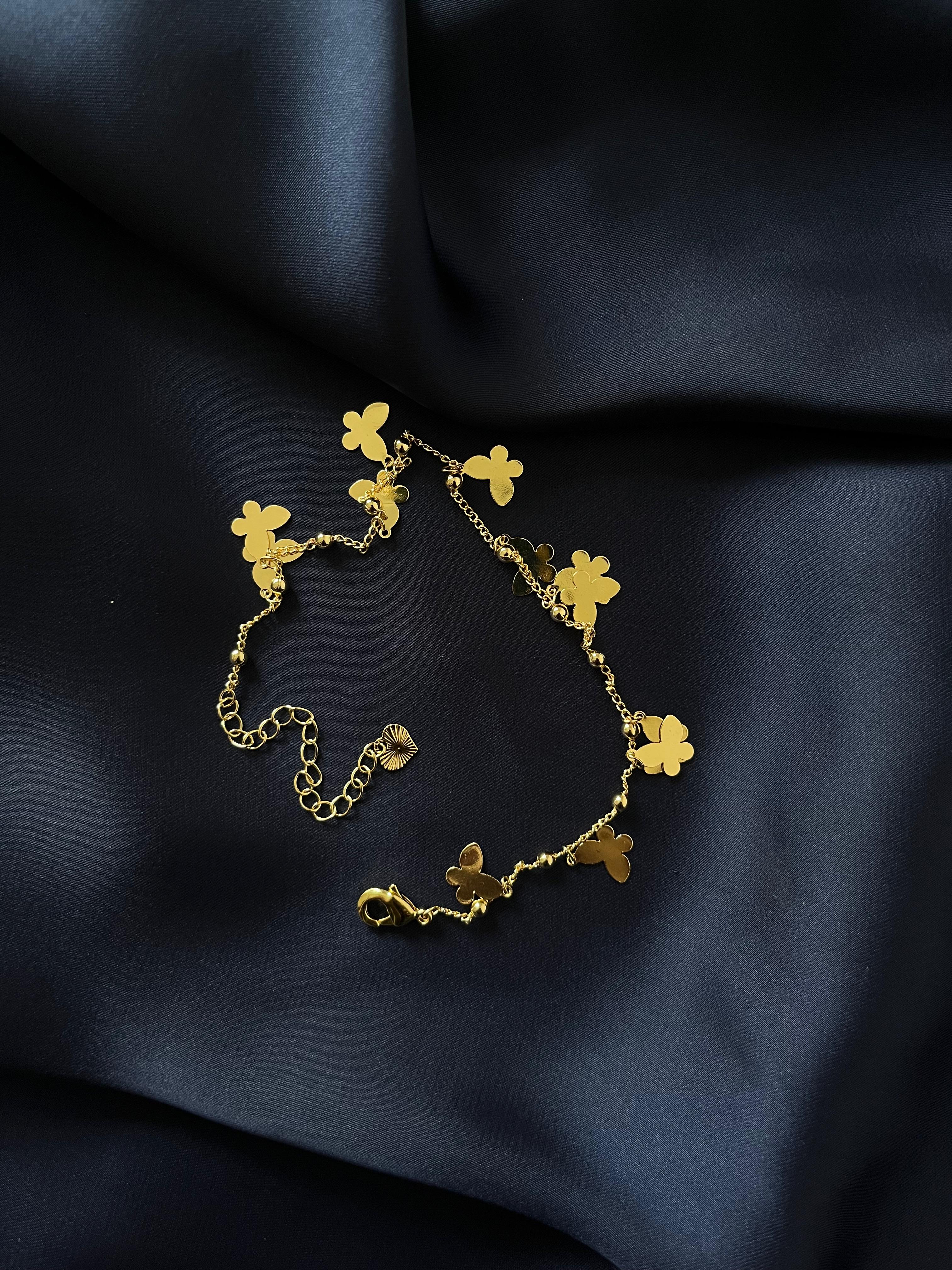 Golden Star Trendy Anklets