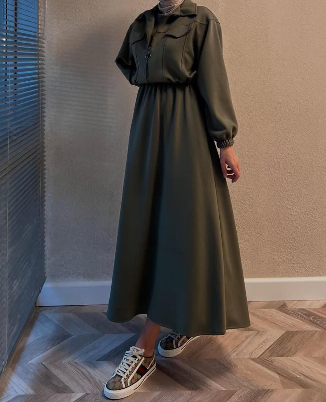 TGS Winter Charm 2- Piece Frock With Fleece jacket